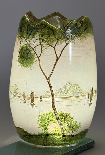 Vase legras décor tournant - décor,