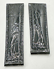 spezzoni in coccodrillo nero lucido mm20/16 compatibile rolex daytona