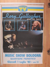 Poster Concerto RORY GALLAGHER BOLOGNA 100X70 cm 01/07/1982[PE 0269(2)-D]