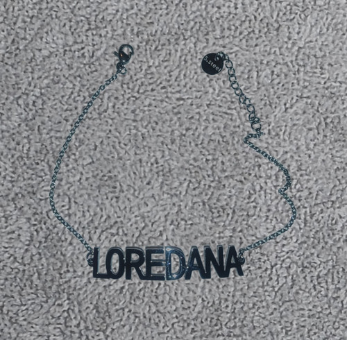 Bracciale con nome loredana - bracciale,