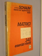 MATRICI TEORIA ED APPLICAZIONI