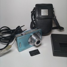 Sony Cyber-Shot DSC-W55 Azzurra Fotocamera Digitale Con Custodia Leggi Desc.
