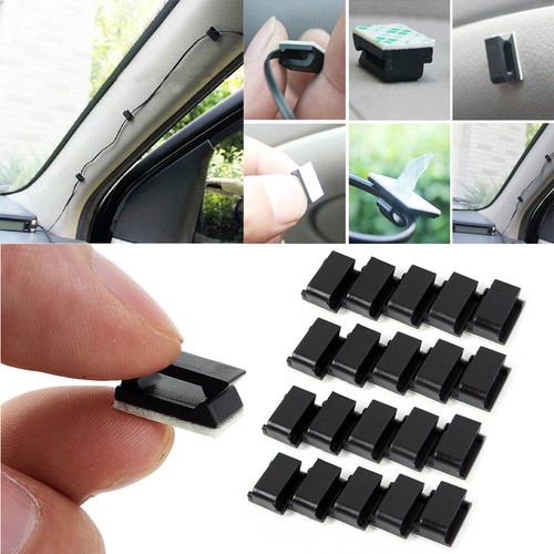 20x morsetto adesivo auto cavo - auto,