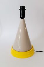 ♥ MAS CERAMICA BASE PER LAMPADA DA TAVOLO VINTAGE ANNI 90 MEMPHIS SOTTSASS STILE