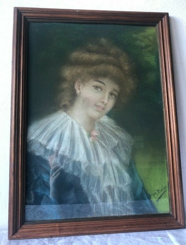 Antico quadro con cornice - ,