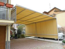 TENDA DA SOLE A CAPANNO 360X350CM PER ATTICO GIARDINO CON GUIDE TEMPOTEST PARA'