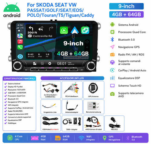 Autoradio android 64 gb - autoradio,