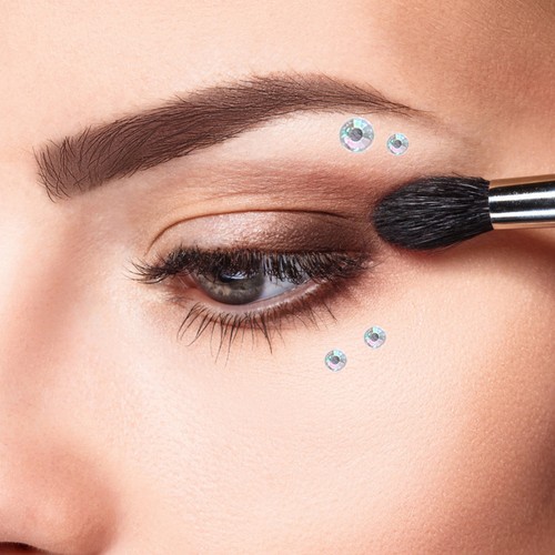 Set gioielli viso strass - set,