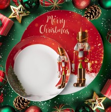 SET 18 PEZZI PIATTI NATALE