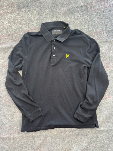 Polo lyle scott nera - lyle, &