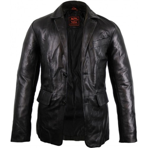 Blazer uomo pelle vera - pelle, in