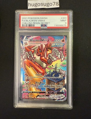 Pokémon psa blaziken vmax - psa, 9