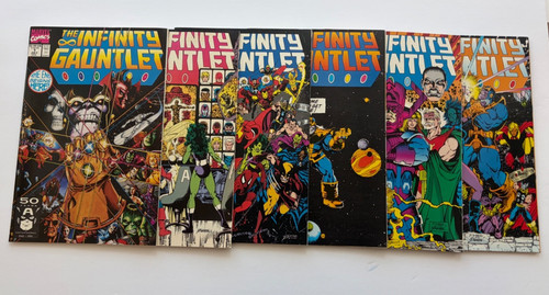 Set fumetti infinity gauntlet - set,