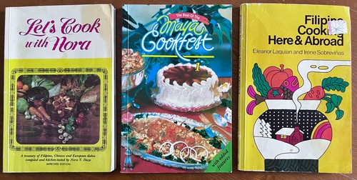 Filipino cookbooks vintage - filipino,