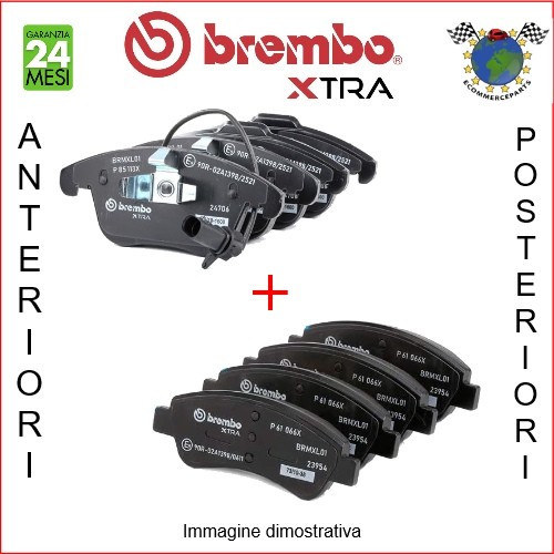 Kit pastiglie freno xtra - pastiglie,