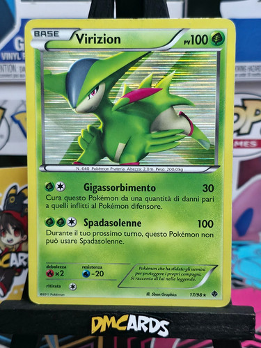 Pokemon virizion holo - virizion, 17/98