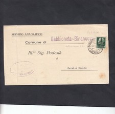 Italia, lettera di servizio