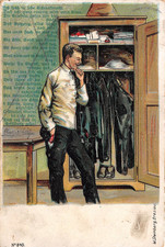 Cartolina litografica. W