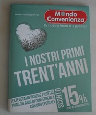 Depliant MONDO CONVENIENZA - Aprile-Maggio  2015 - Trentesimo Anniversario