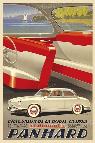 Poster auto pubblicitario - poster,