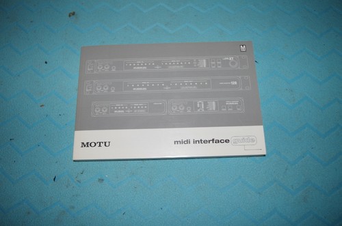 Guida interfacce motu - guida,
