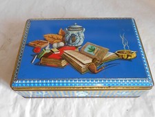 Vintage Tin Box French Rizzla Cigarette papers advertising