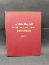 Libro ANGLO-ITALIAN INTER-LEAGUE CLUBS COMPETITION 1971-73 - Sandro Mazzola
