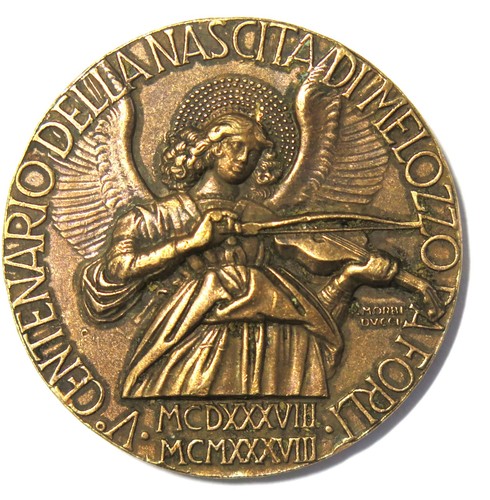 Medaglia melozzo forli v - melozzo, forli'