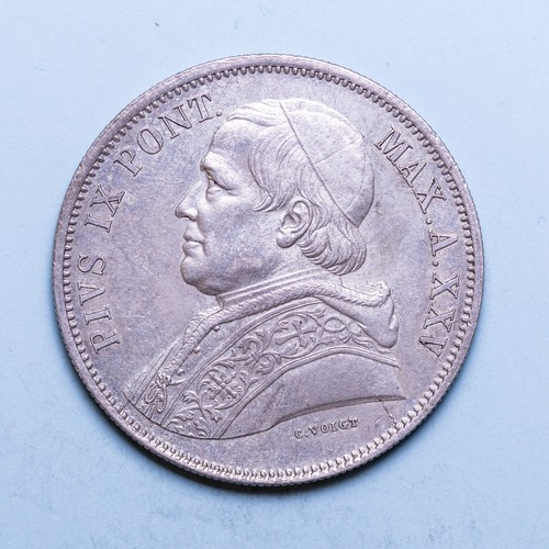 Pio lire 1870 anno xxv - anno,