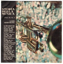 Disco 33 giri e 1/3 STORIA DELLA MUSICA vol. X n. 3 Louis Armstrong  ed. Fabbri