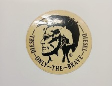 ADESIVO STICKER - Diesel jeans, ø 10 cm. con velina originale ♡ OTTIMO ♡