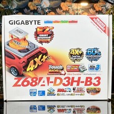 SCHEDA MADRE GIGABYTE GA-Z68A-D3H-B3 nuova sigillata in scatola mai usata INTEL ultra resistente