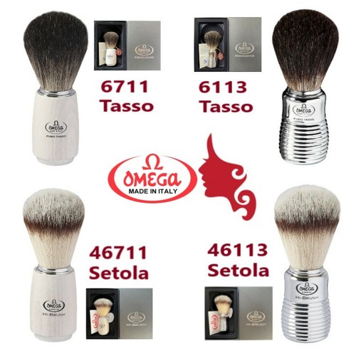 Omega pennello barba astuccio - barba,