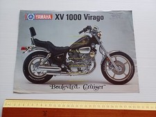Yamaha XV 1000 VIRAGO 1987 depliant tedesco originale