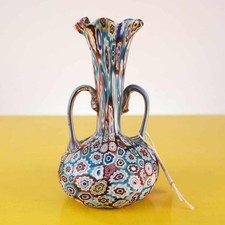 vaso in vetro la murrina fratelli toso