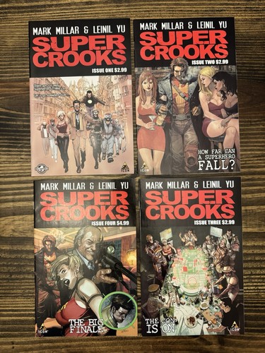 Super crooks icon - 1-4, set