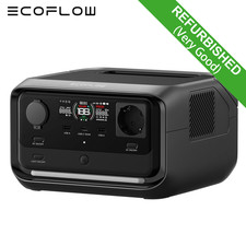 ECOFLOW Ricondizionato RIVER 3 Plus Centrale Elettrica Portatile LFP 286Wh 600W