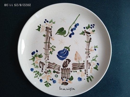 Luca crippa piatto ceramica - luca,
