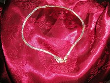 Collier vintage in Argento 925 massiccio italiano placc oro rosa bianco giallo