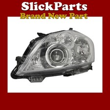 Faro proiettore TOYOTA AURIS 2010 2011 2012 CROMATO INC HYBRID LATO PASSEGGERO NSF