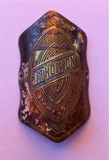 FREGIO STEMMA THOMSON X BICI EPOCA BICICLETTA HEAD BADGE