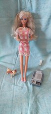 Vestito, scarpe, cane Polly Pocket, telefono, cassa Barbie Vintage anni 90