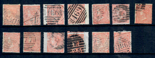 1862 4d rosso - gb, 1862-64