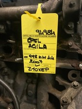 Motore completo per opel - per, agila