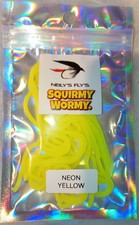 NEON YELLOW Squirmy Wormy