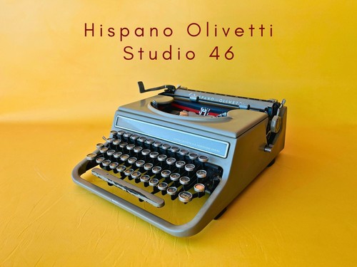 Working typewriter hispano - working,
