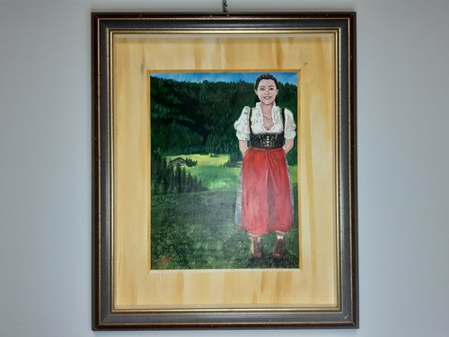 Quadro tavola con cornice - su,