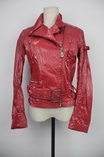 PEUTEREY GIUBBINO GIACCA DONNA TG. 40 JACKET MADE IN ITALY VINTAGE POLIURETANO