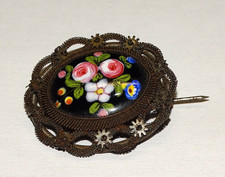 -BELLE BROCHE FIL DE FER