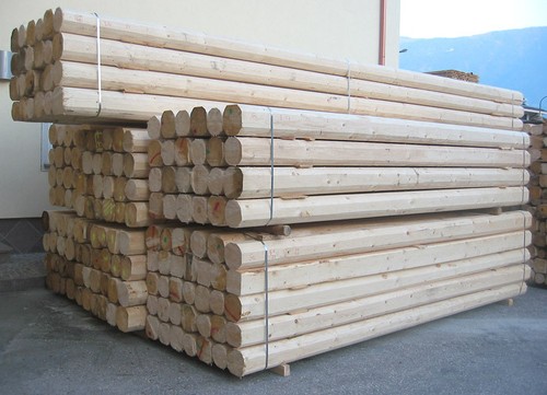 Trave palo legno abete - , uso